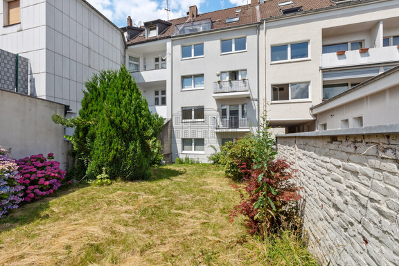 Vermietete Gartenwohnung in zentraler Lage