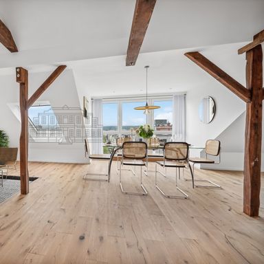 Neu errichtete, lichtdurchflutete Dachgeschosswohnung