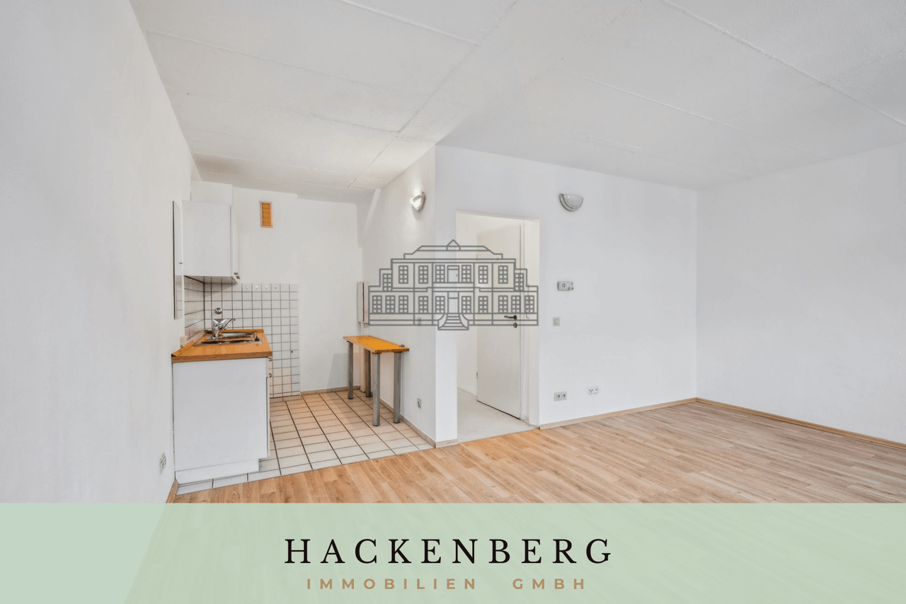 Wohnzimmer mit Küche
