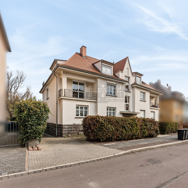 Unvermietete 4-Raum-Wohnung mit Gartenanteil